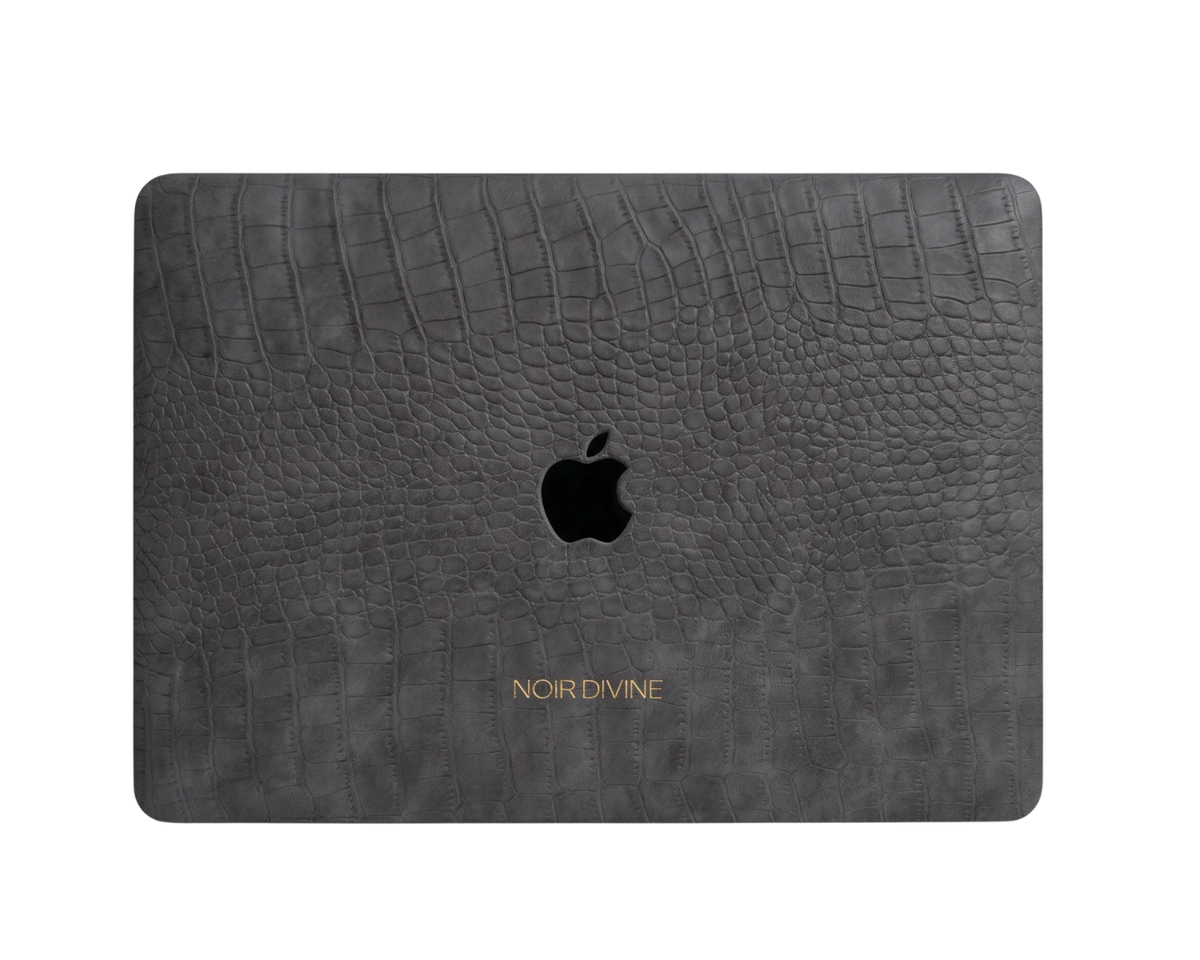 Haze MacBook Case – Vegan Leather Cover | Noir Divine
